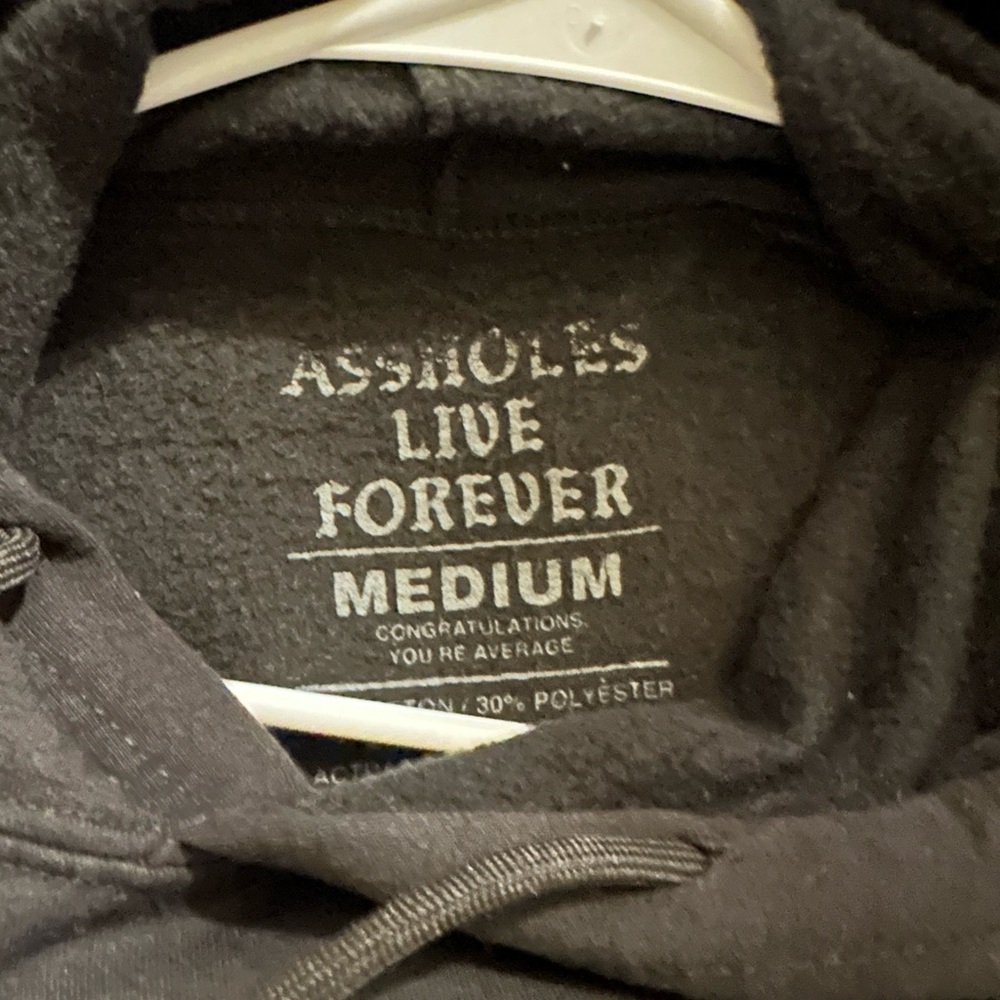 A$$Holes Live Forever Hoodie View 3